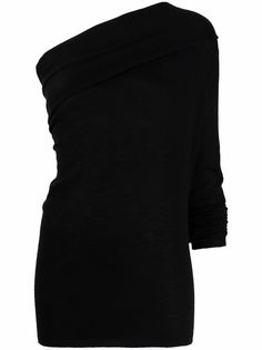 Rick Owens кашемировый топ асимметричного кроя