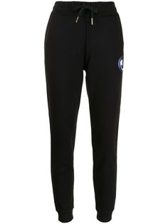 Armani Exchange спортивные брюки с завышенной талией и логотипом