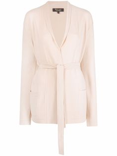 Loro Piana кашемировый кардиган с завязками