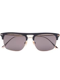 TOM FORD Eyewear солнцезащитные очки Lee в квадратной оправе