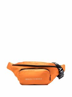 Armani Exchange поясная сумка с логотипом