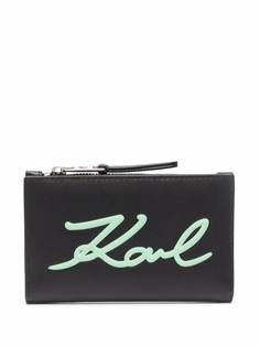 Karl Lagerfeld кошелек на молнии с логотипом