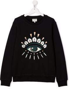 Kenzo Kids толстовка с вышивкой