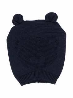 Little Bear шапка бини с вышивкой и ушками