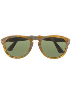 Persol солнцезащитные очки в круглой оправе