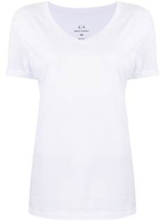 Armani Exchange футболка с V-образным вырезом