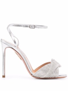 Aquazzura босоножки Crystal Twist 105