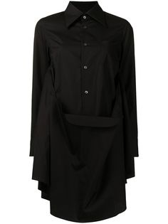 Comme Des Garçons поплиновая рубашка оверсайз