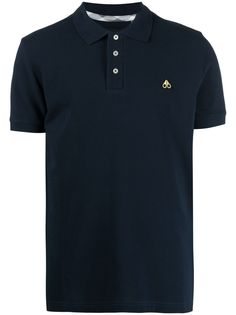 Moose Knuckles рубашка поло с вышитым логотипом