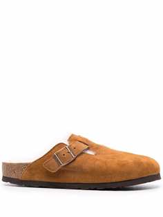 Birkenstock меховые слиперы Boston