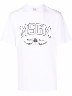 MSGM футболка с логотипом
