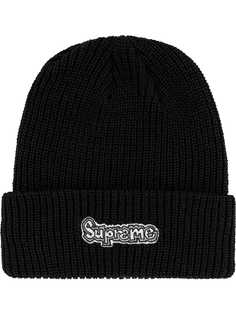 Supreme шапка бини с логотипом Gonz