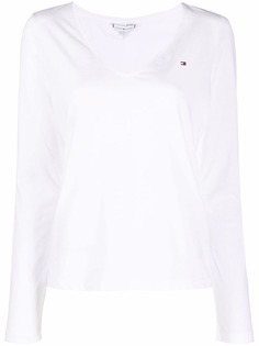 Tommy Hilfiger футболка из органического хлопка с длинными рукавами