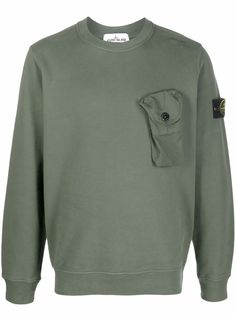 Stone Island толстовка с карманом