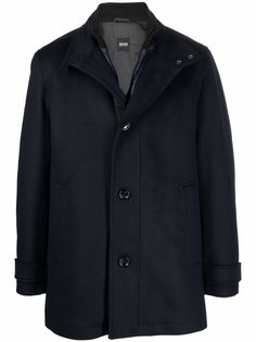 Boss Hugo Boss короткое однобортное пальто