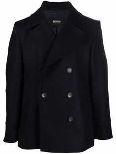 Boss Hugo Boss короткое двубортное пальто