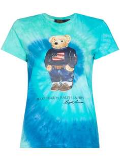 Polo Ralph Lauren футболка Bear с принтом тай-дай