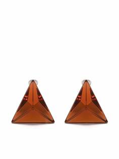 Jil Sander серьги треугольной формы