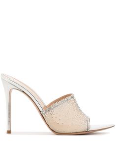 Gianvito Rossi мюли с кристаллами