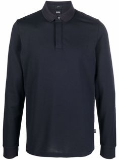 Boss Hugo Boss рубашка поло с длинными рукавами