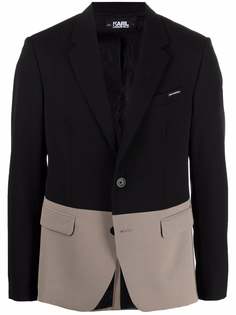 Karl Lagerfeld пиджак в стиле колор-блок