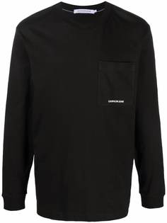 Calvin Klein Jeans футболка с длинными рукавами и логотипом