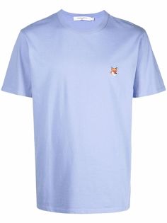 Maison Kitsuné футболка с нашивкой