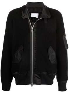 sacai бомбер на молнии