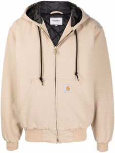 Carhartt WIP куртка с капюшоном и нашивкой-логотипом