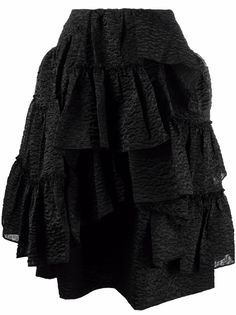 Simone Rocha юбка из клоке с оборками