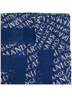 Armani Exchange шарф с логотипом