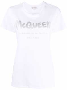 Alexander McQueen футболка с логотипом