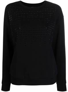 Armani Exchange толстовка с вышитым логотипом