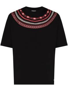Marcelo Burlon County of Milan футболка Folk Cross с круглым вырезом