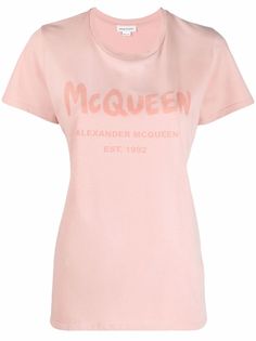 Alexander McQueen футболка с логотипом