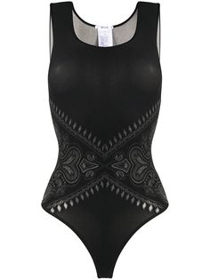 Wolford боди с вышивкой