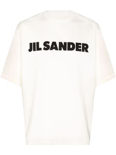 Jil Sander футболка оверсайз с логотипом