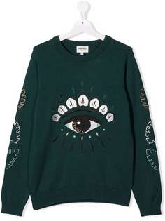 Kenzo Kids толстовка с вышивкой