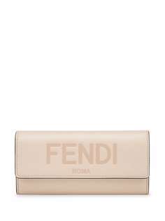Fendi кошелек с тисненым логотипом