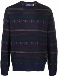 Polo Ralph Lauren шерстяной джемпер жаккардовой вязки