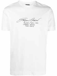 Emporio Armani футболка с графичным принтом