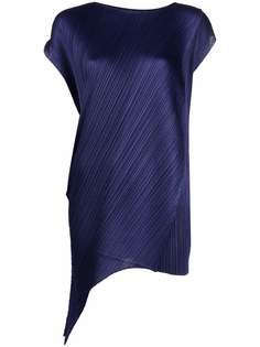 Pleats Please Issey Miyake плиссированный топ асимметричного кроя