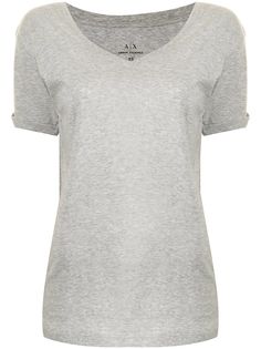 Armani Exchange футболка с V-образным вырезом