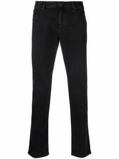 Emporio Armani узкие джинсы с заниженной талией