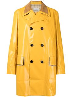Maison Margiela двубортный глянцевый пиджак