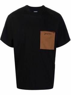 Jacquemus футболка с контрастной вставкой