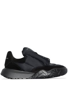 Alexander McQueen кроссовки Court со вставками