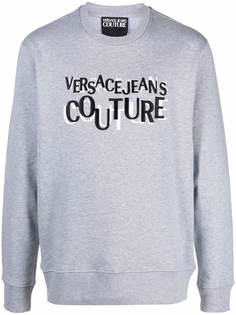 Versace Jeans Couture толстовка с вышитым логотипом