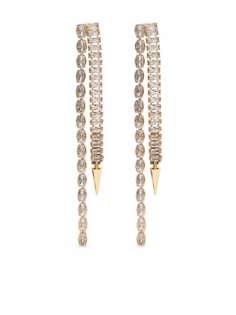 Rosantica серьги-подвески с кристаллами