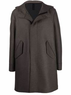 Harris Wharf London шерстяное пальто с капюшоном